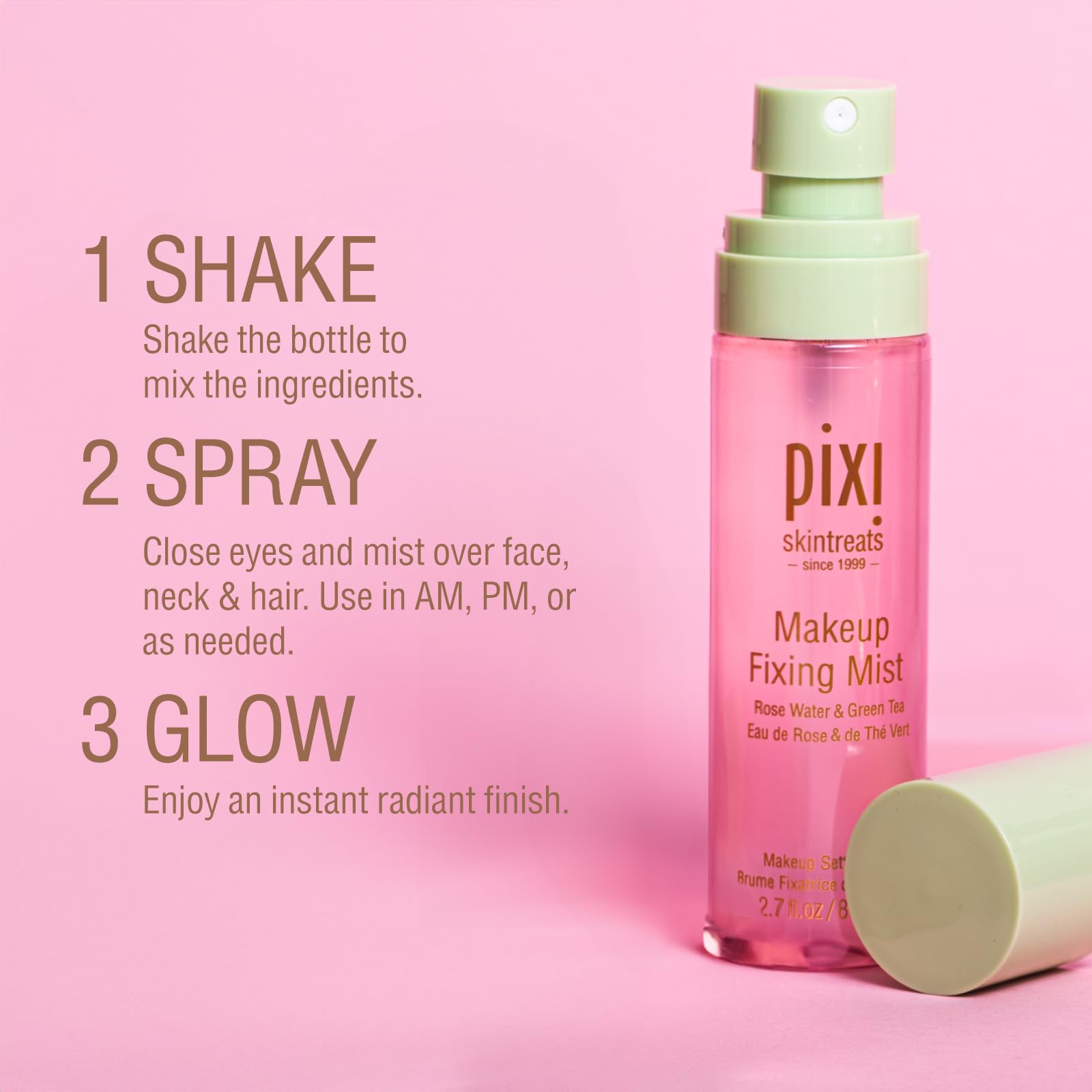 Pixi Rose Glow Mist fixer 80ml