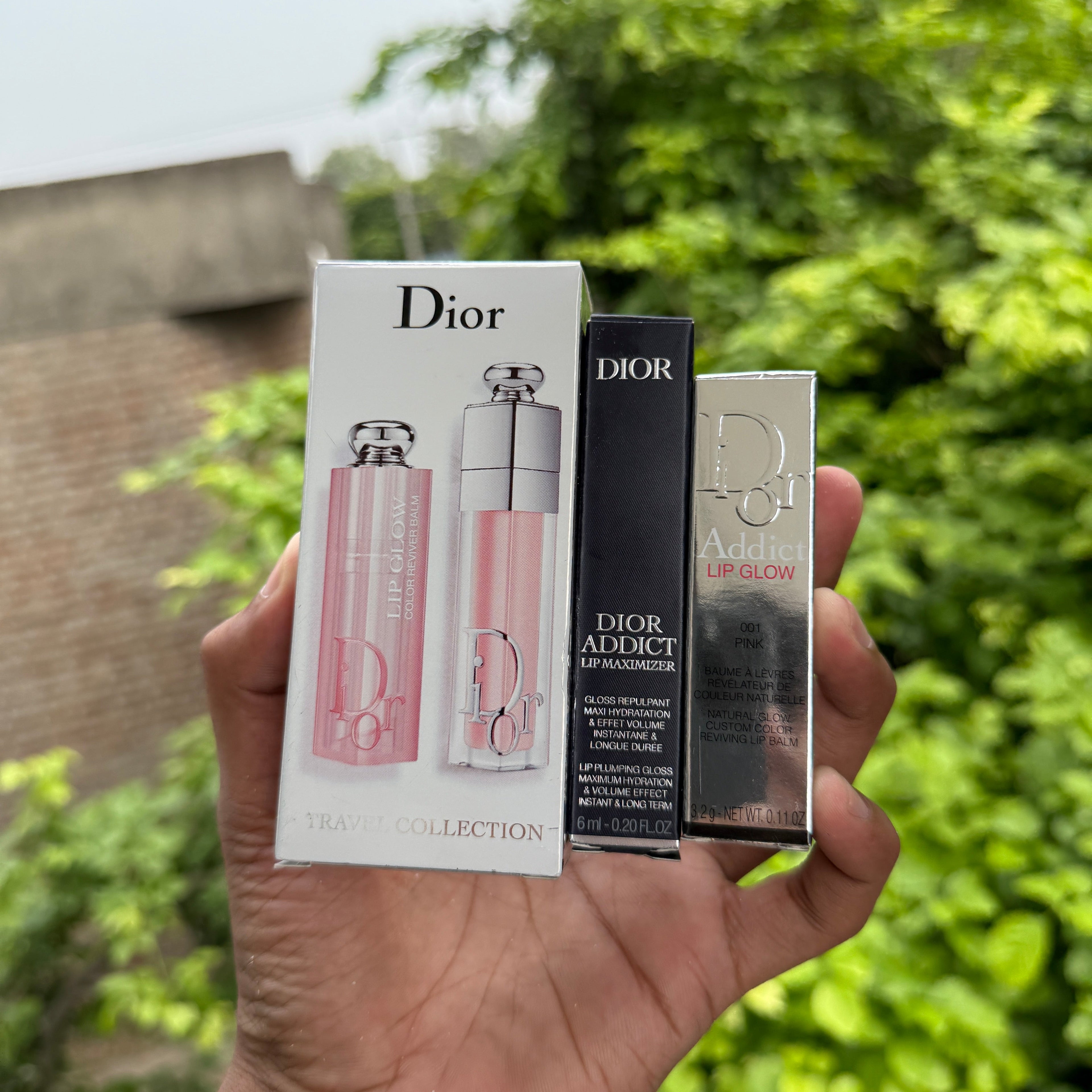 Reviver Balm Dior Lipstick Set Pink Dior Addict Plump Color