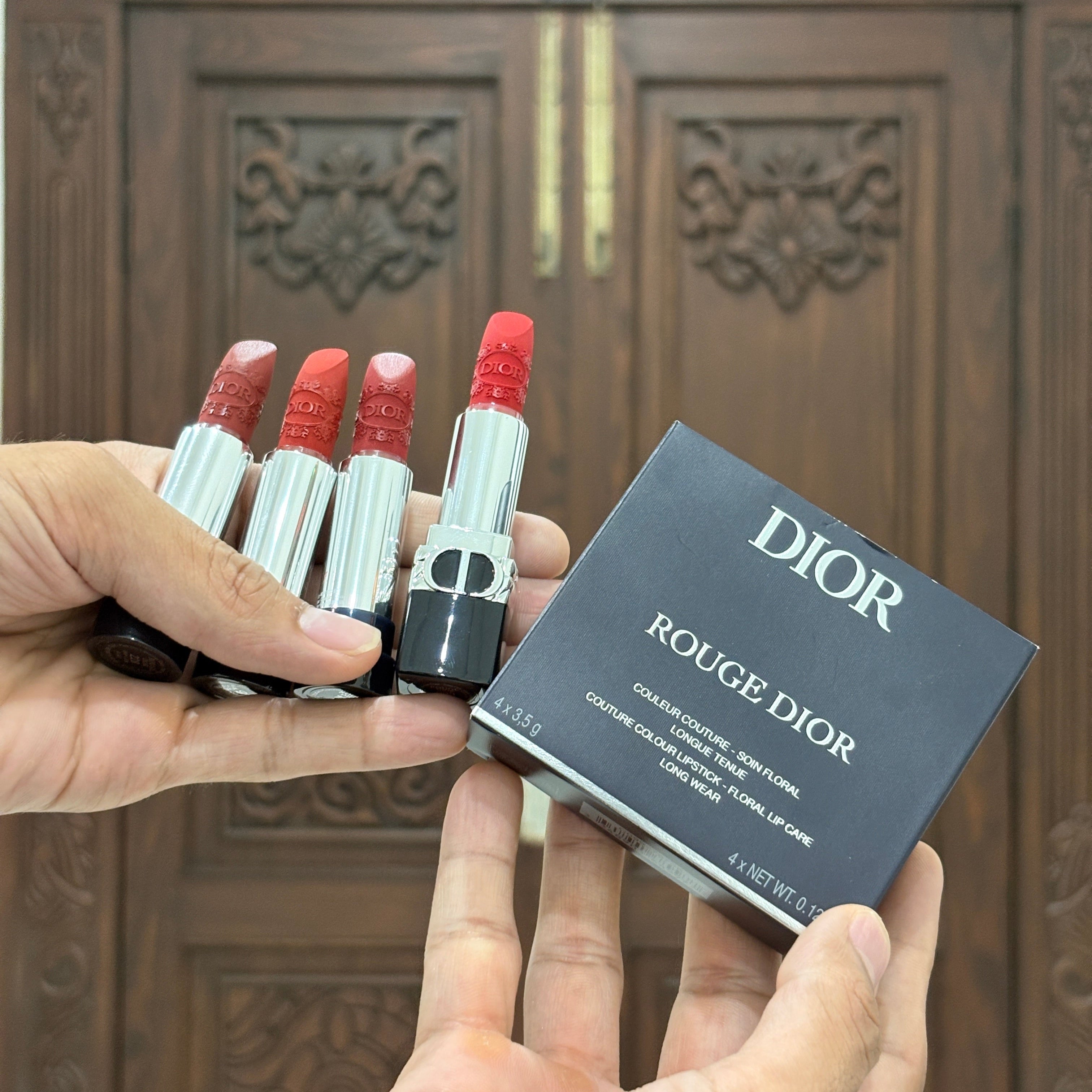 DIOR (ROUGH) CONTURE COLOR LIPSTICK (X4)
