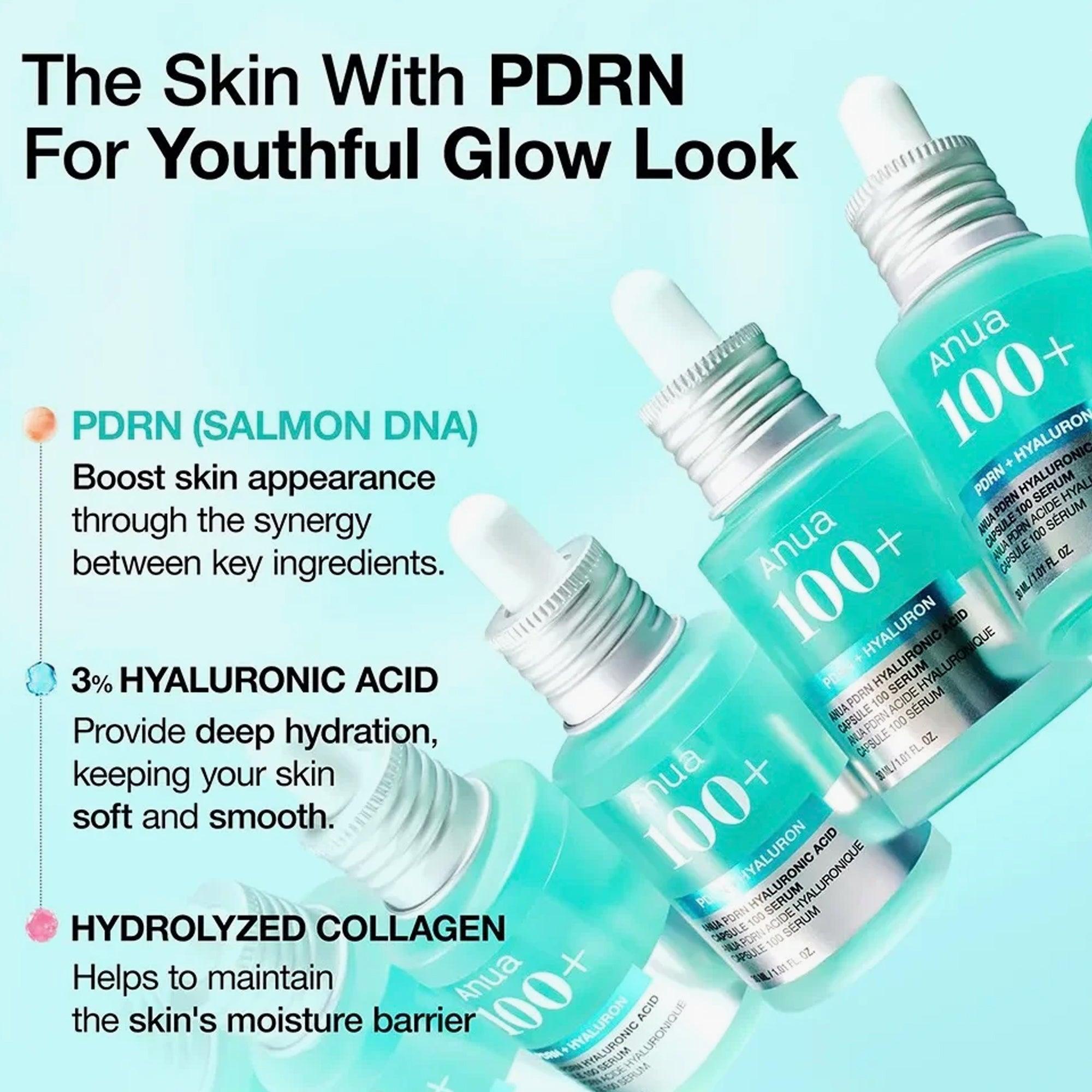 Anua PDRN Hyaluronic Acid Capsule 100 Serum 30ml