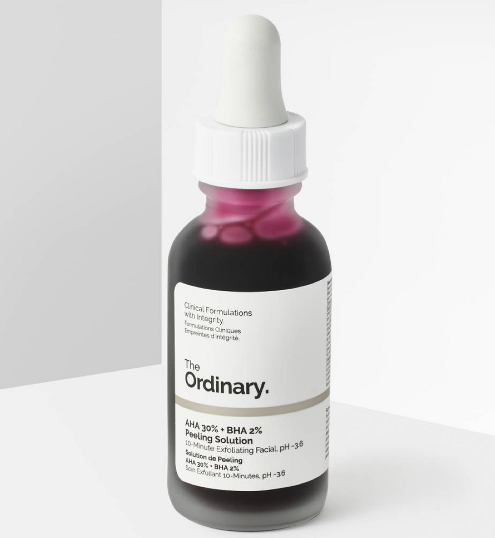 The Ordinary AHA30%+ BHA2% Peeling Solution.